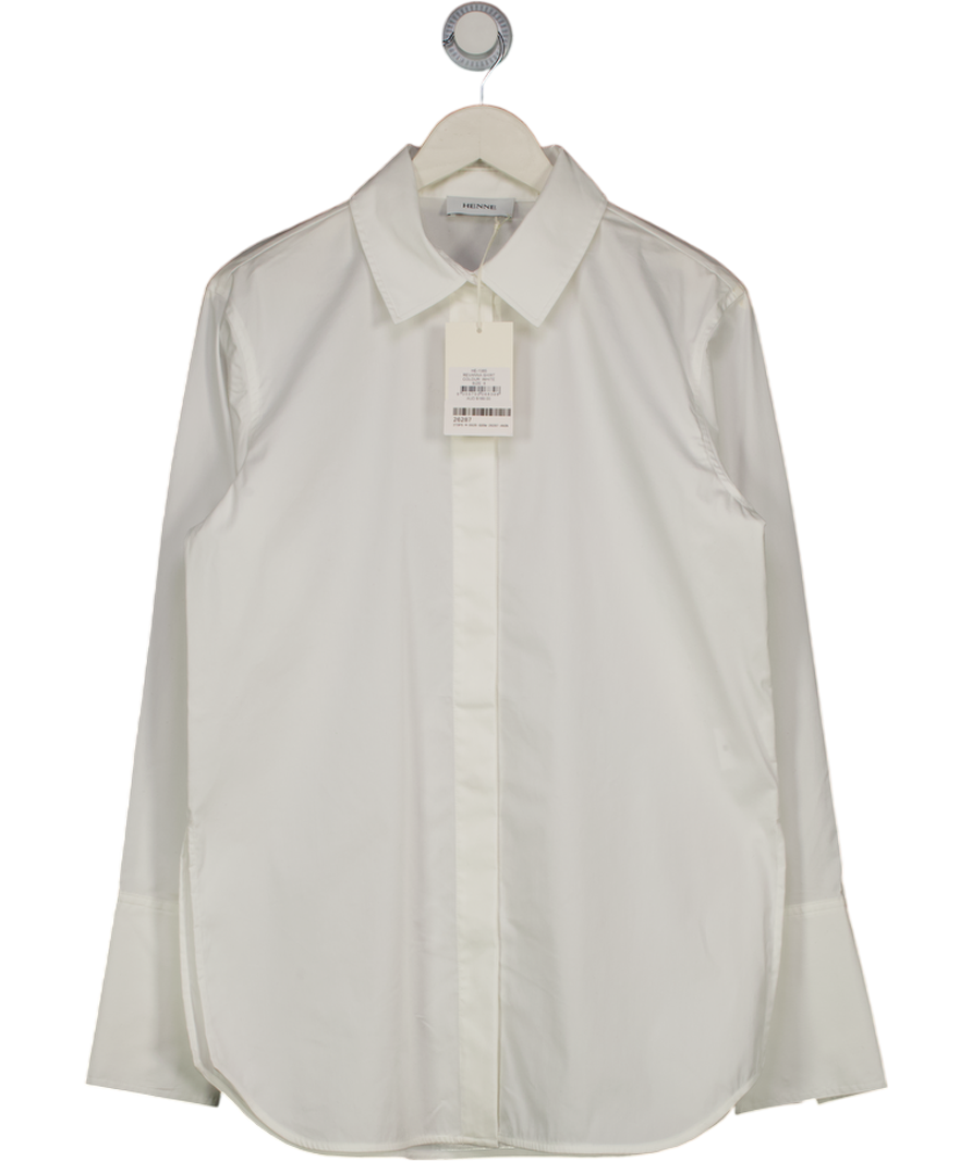 HENNE White Revanna Shirt UK 8