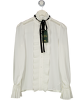 HOLLAND COOPER Olivia Tie Shirt White UK 8