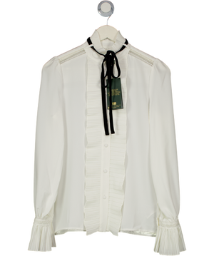 HOLLAND COOPER Olivia Tie Shirt White UK 8
