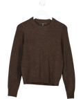 NEXT Chocolate Brown Alpaca & Wool Blend Jumper UK S