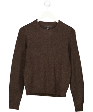 NEXT Chocolate Brown Alpaca & Wool Blend Jumper UK S