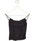 House of CB Black Romina Lace Corset Top UK XS