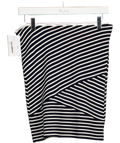 Loft Blue Striped Mini Skirt UK XXS