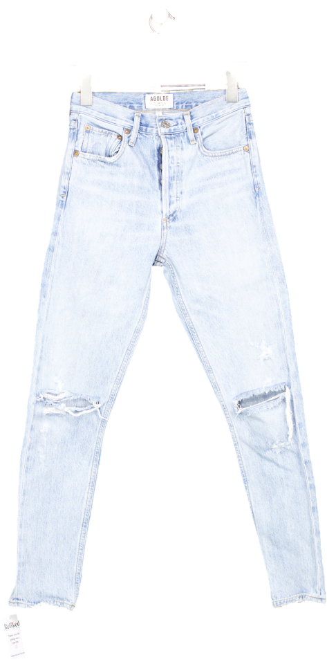 AGOLDE Blue Skinny Denim Jeans W23