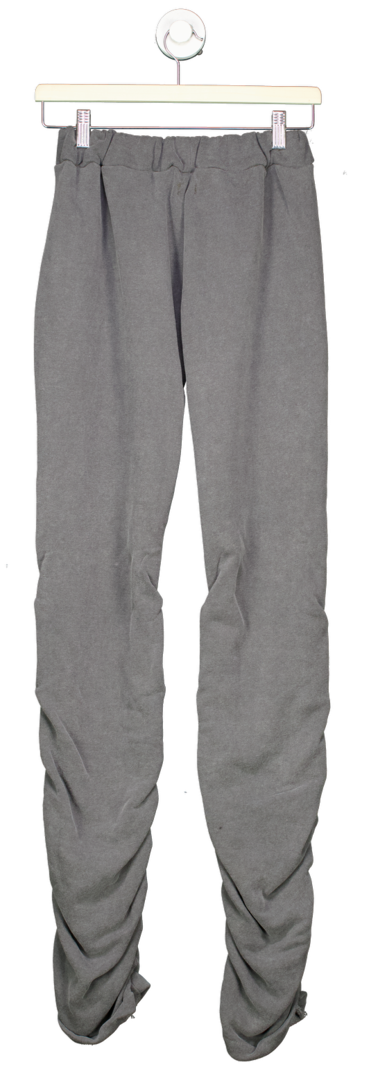 blu reign Grey Acid Wash Stacked Jogger UK XS