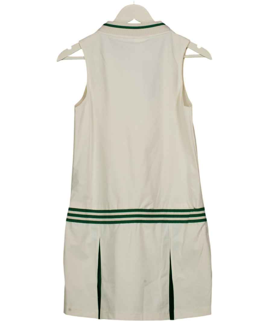 ADIDAS Cream Golf Originals Sleeveless Dress Chalk White UK S