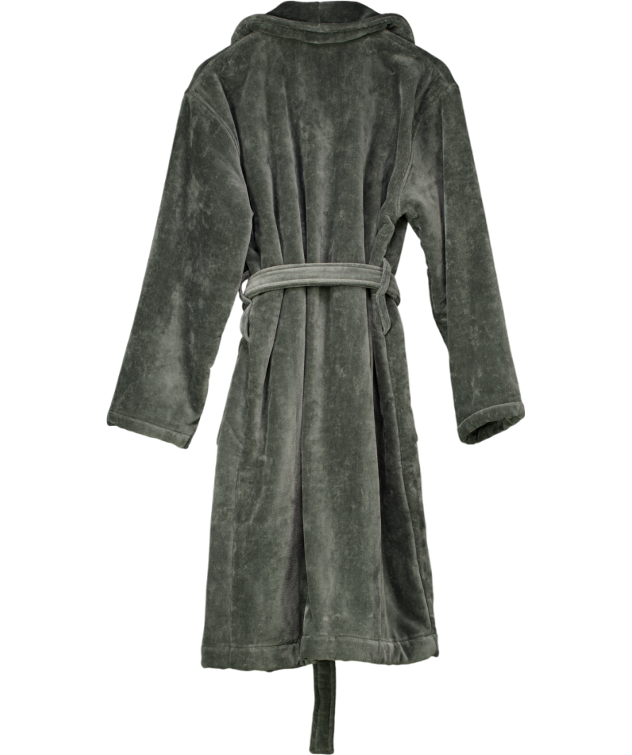 La Prairie Luxury Grey Bathrobe UK S