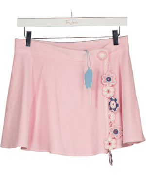 MY BEACHY SIDE Pink Peony Terry Skirt UK M