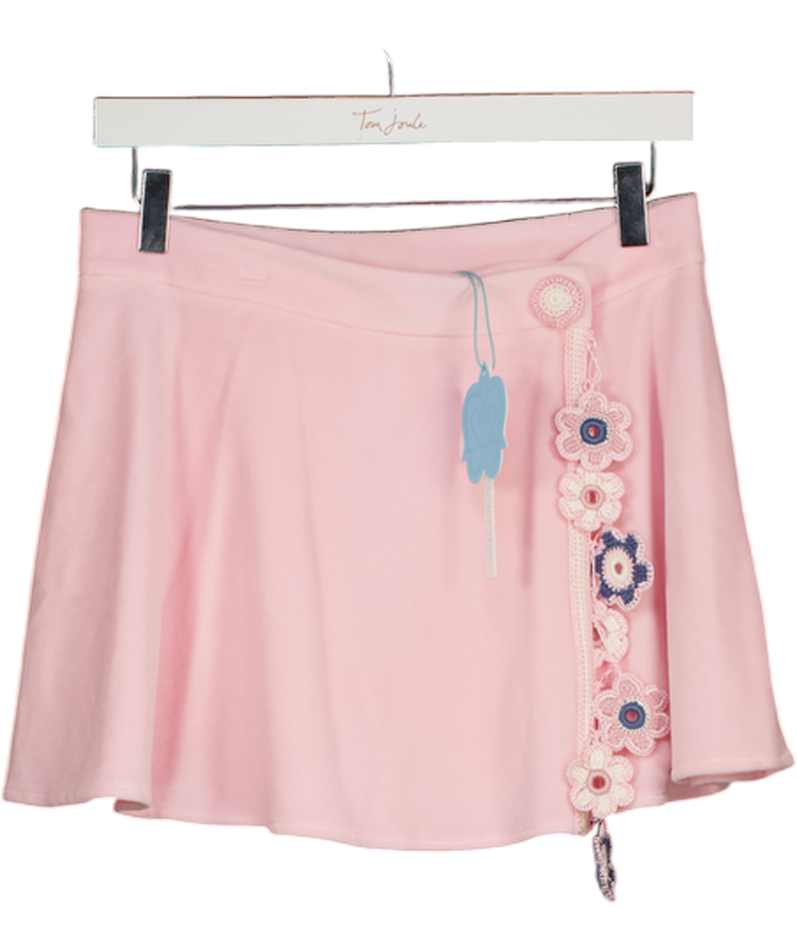 MY BEACHY SIDE Pink Peony Terry Skirt UK M