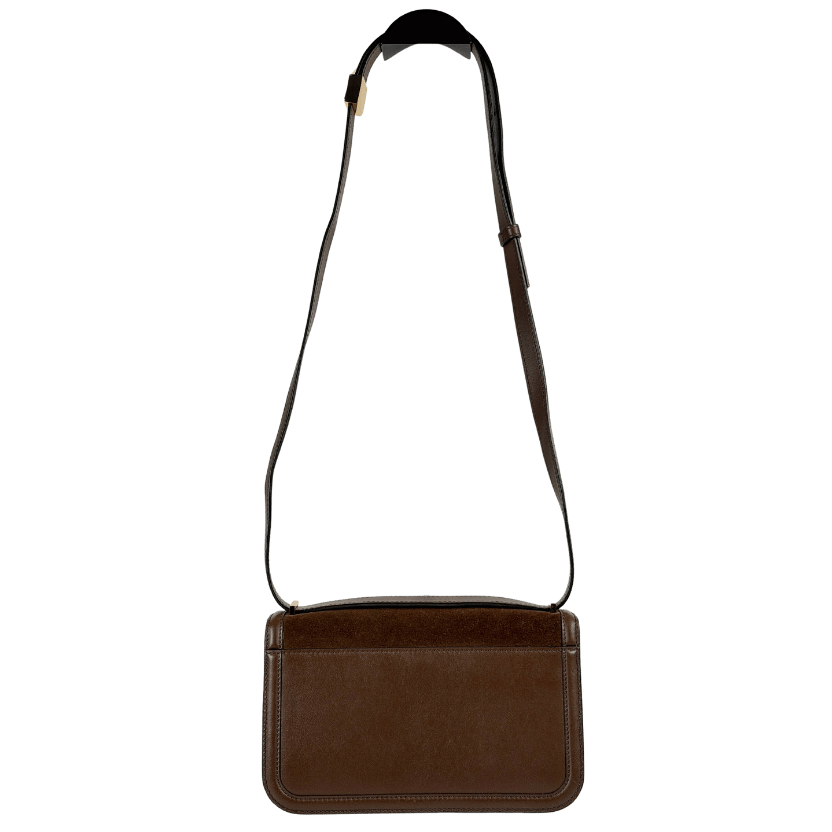 DEMELLIER LONDON Brown Paris Leather And Suede Cross-body Bag