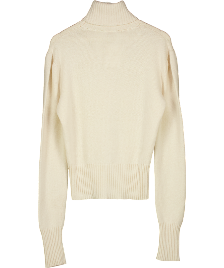 Holland Cooper Cream O61b Embellished Roll Neck UK 6