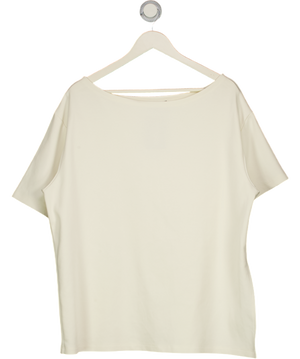 ASOS Cream Textured Jersey Oversized T-shirt UK S