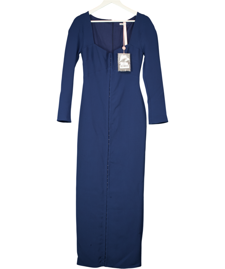 House of CB Corinthia Midnight Blue Bodycon Maxi Dres UK M