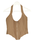 White Fox Brown Already Over Bustier Chocolate UK M