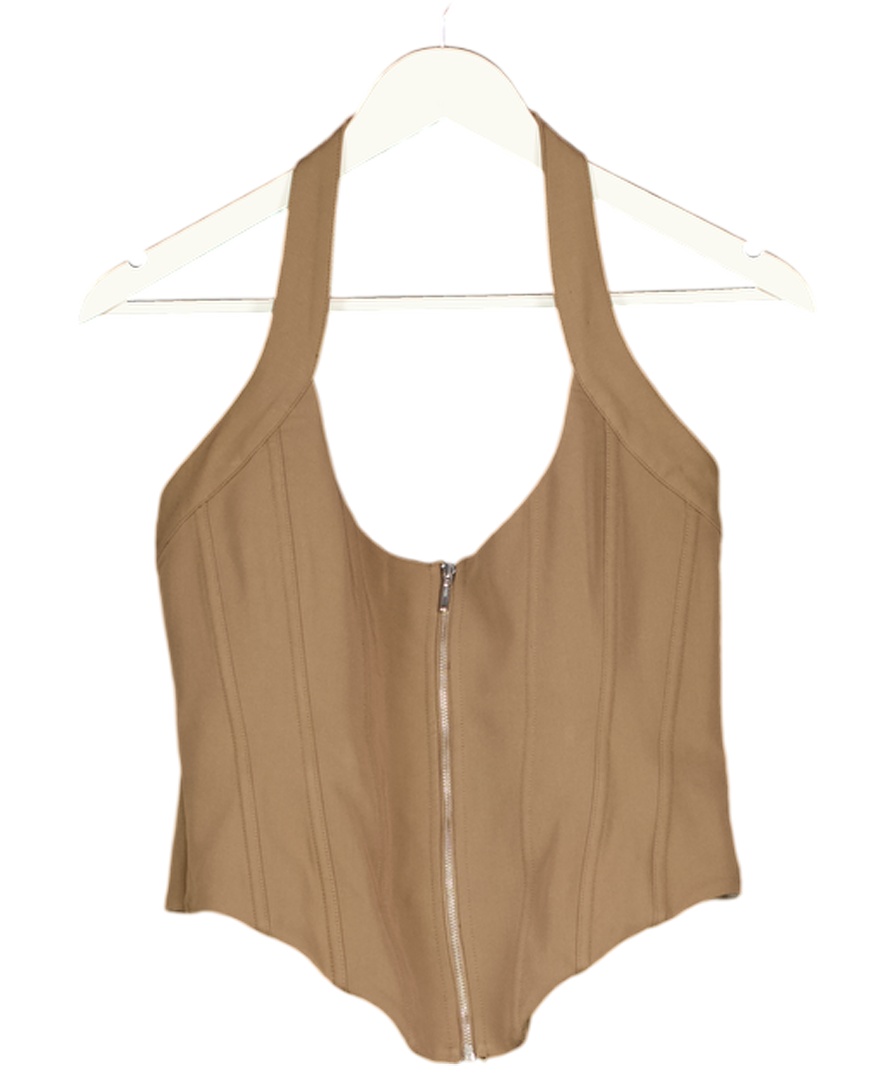 White Fox Brown Already Over Bustier Chocolate UK M