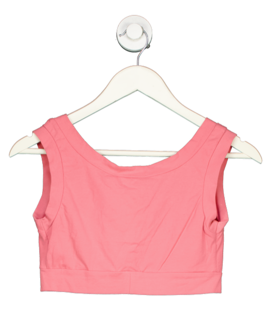 FIORUCCI Pink Angel Print Crop Top UK L