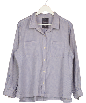 CELTIC & CO Blue Stripe Side Split Shirt UK 16