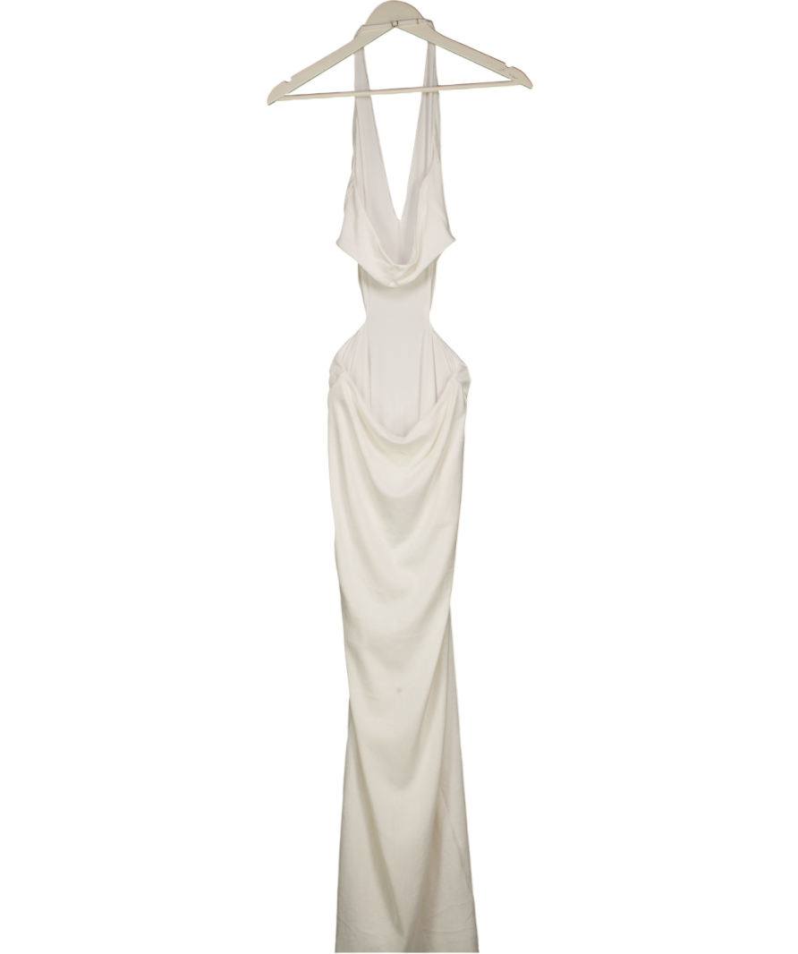 Oh Polly White Maxi Dress UK S