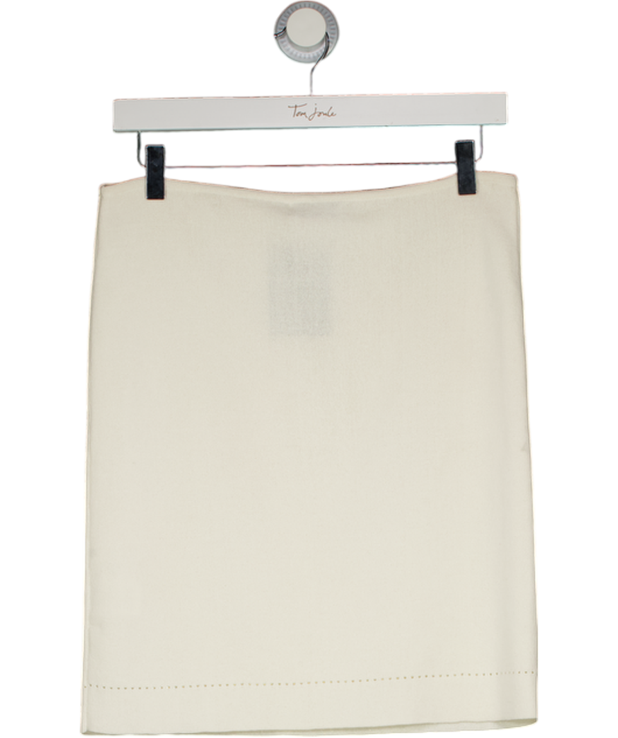 THE ISLA Cream The Rumi Skirt In Ivory UK XS