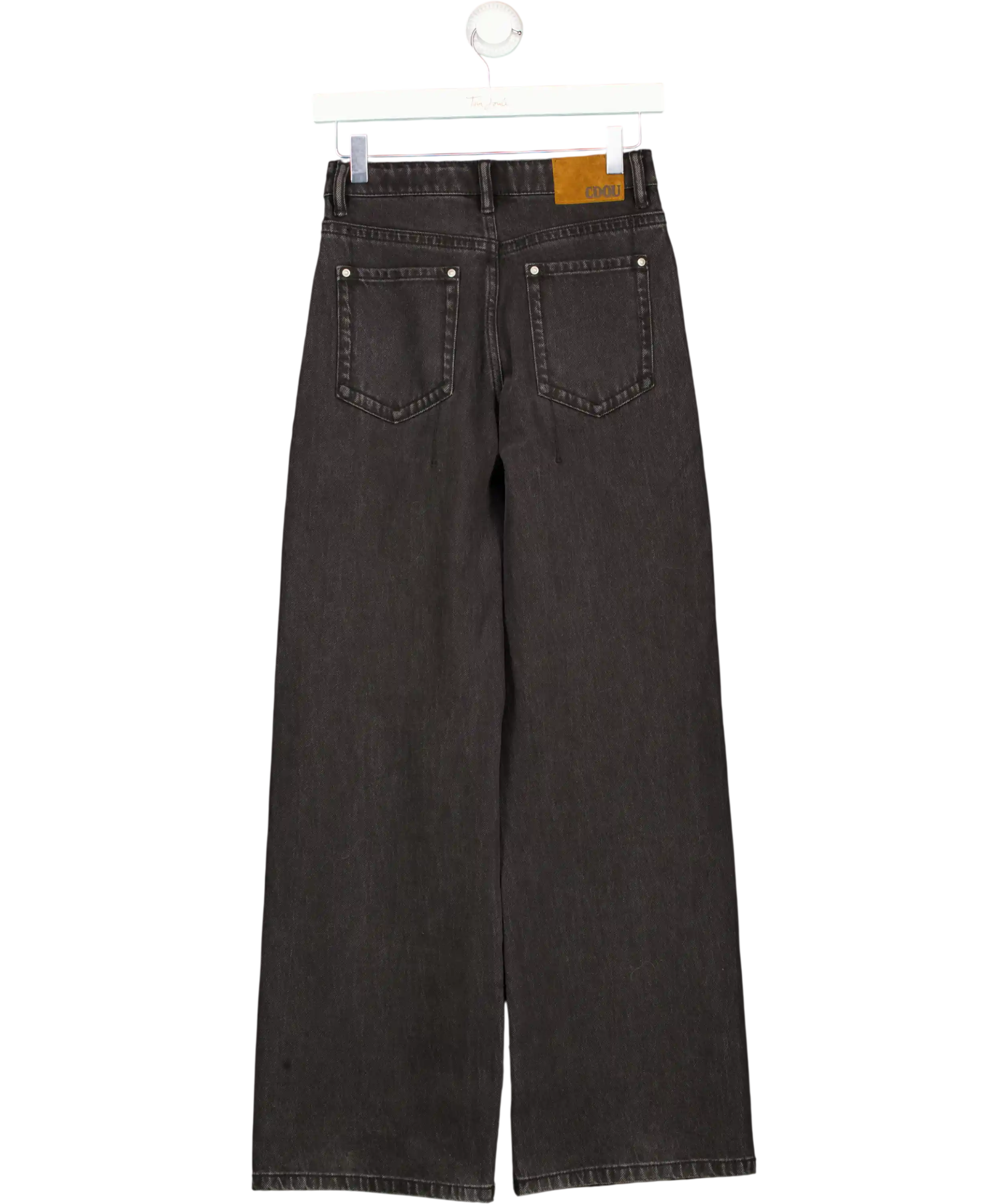CDOU Black Straight Leg Jeans UK XS