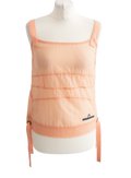adidasx Stella McCartney Peach Mesh Cami Top UK M