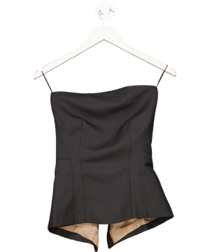 H&M Black Open-back Bandeau Top UK 6