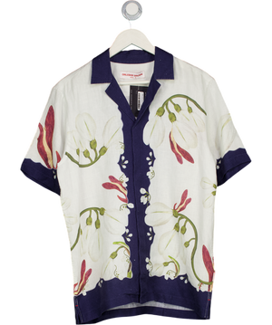 Orlebar Brown White Maitan Linen Shirt UK S