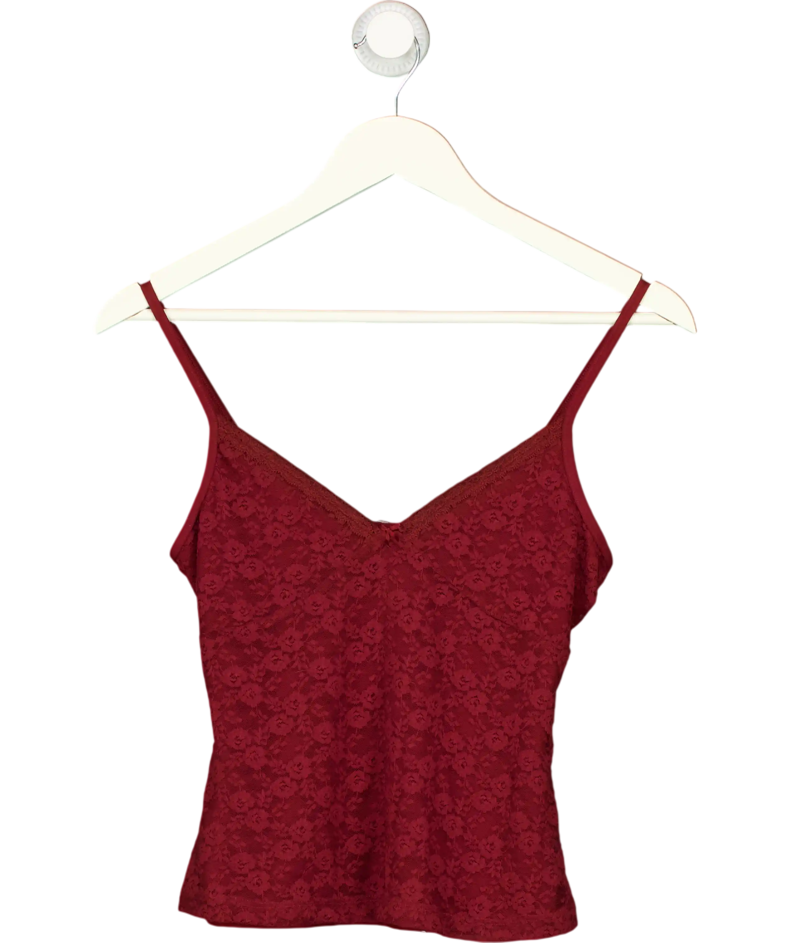 Brandy Melville Red Double Lined Tank Top UK S