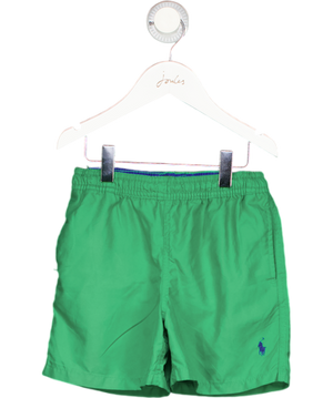 POLO RALPH LAUREN Green Drawstring Swimming Shorts 6 Years