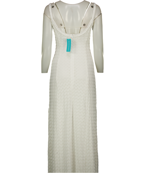 MELISSA ODABASH Mimosa White Dress UK S