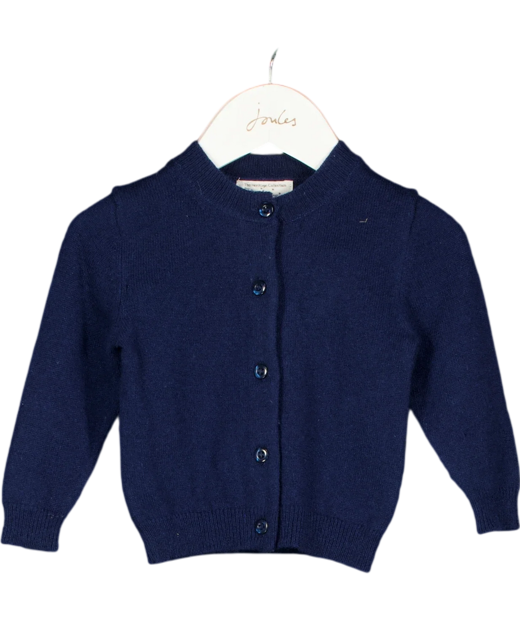 The Heritage Collection Blue Button Up Cardigan 1 Year — Front