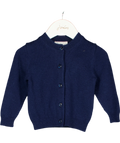 The Heritage Collection Blue Button Up Cardigan 1 Year — Front