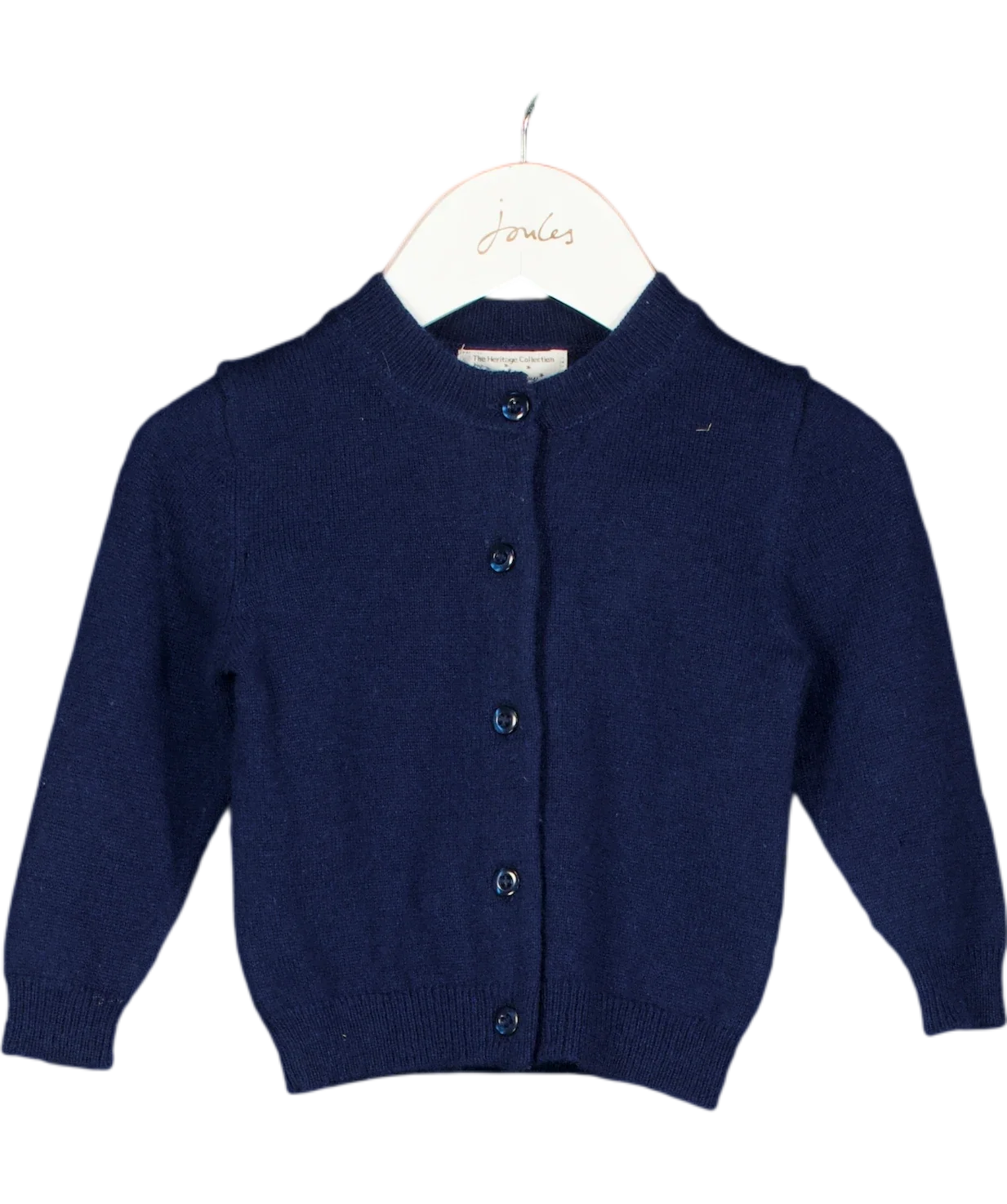 The Heritage Collection Blue Button Up Cardigan 1 Year — Front