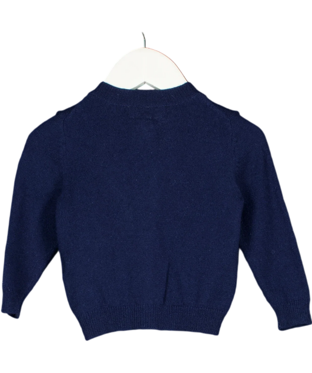 The Heritage Collection Blue Button Up Cardigan 1 Year — Back