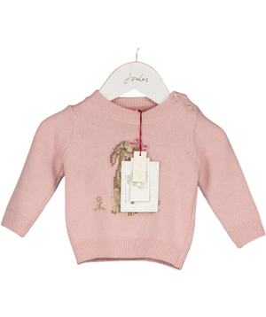 Trotters Pink Knitted Sweatshirt Little Baby
