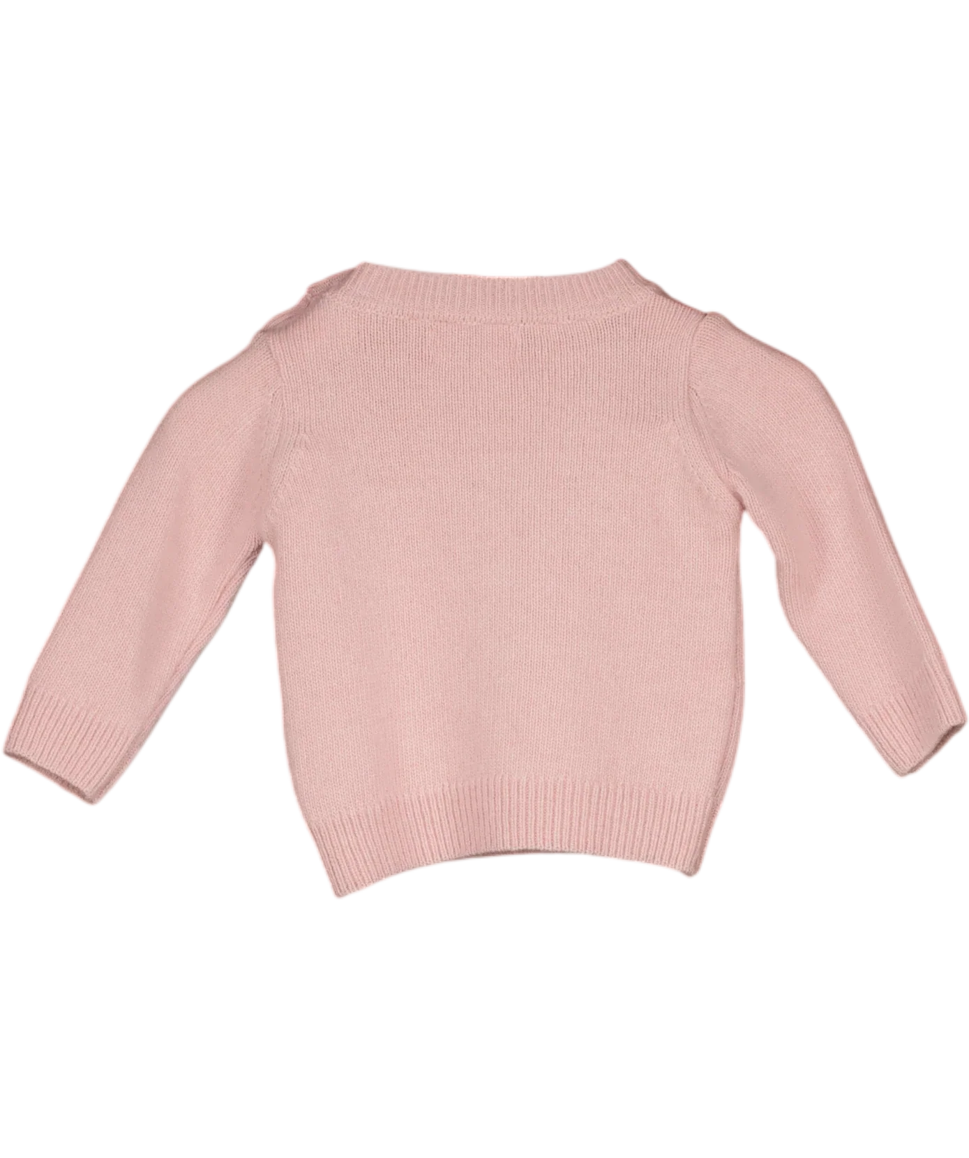 Trotters Pink Knitted Sweatshirt Little Baby — Back