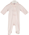 Jacadi Pink Onesie With Bows Little Baby — Front
