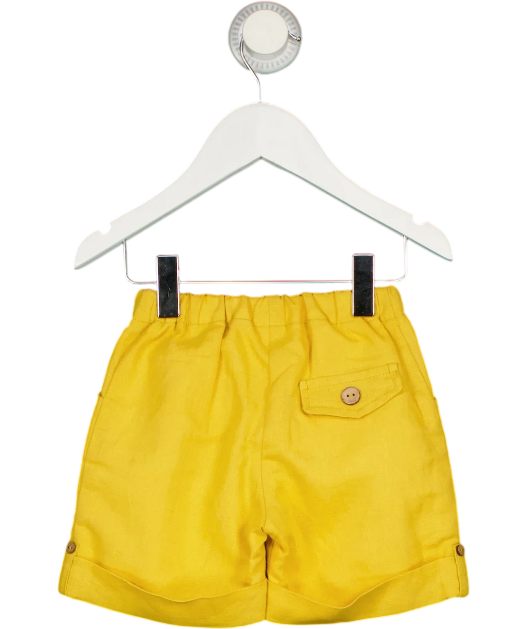 PEPA LONDON Yellow Smart Shorts 1 Year — Back