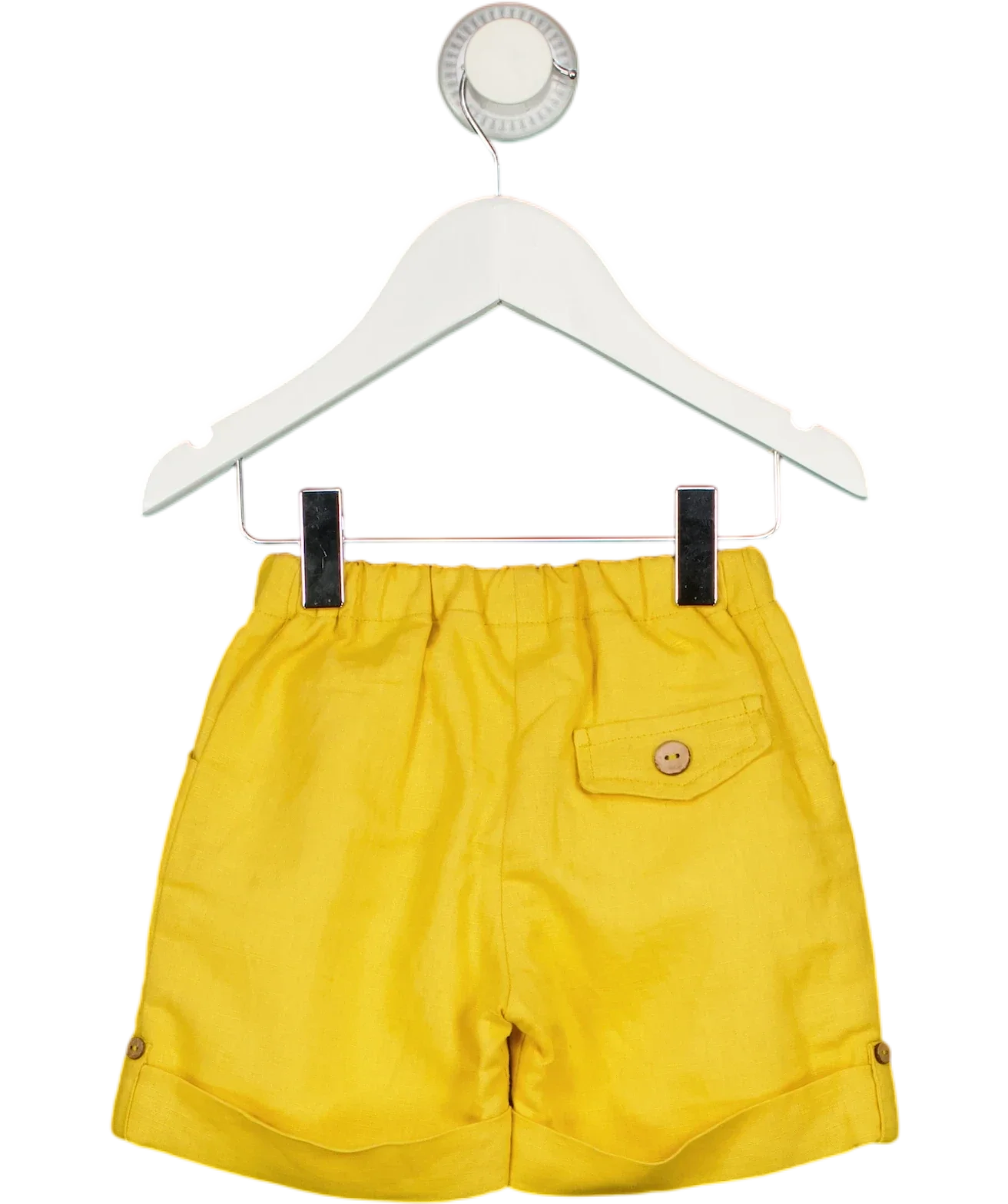 PEPA LONDON Yellow Smart Shorts 1 Year — Back