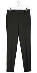 TALBOTS Black Hampshire Straight Ankle Trousers Us4 UK 8