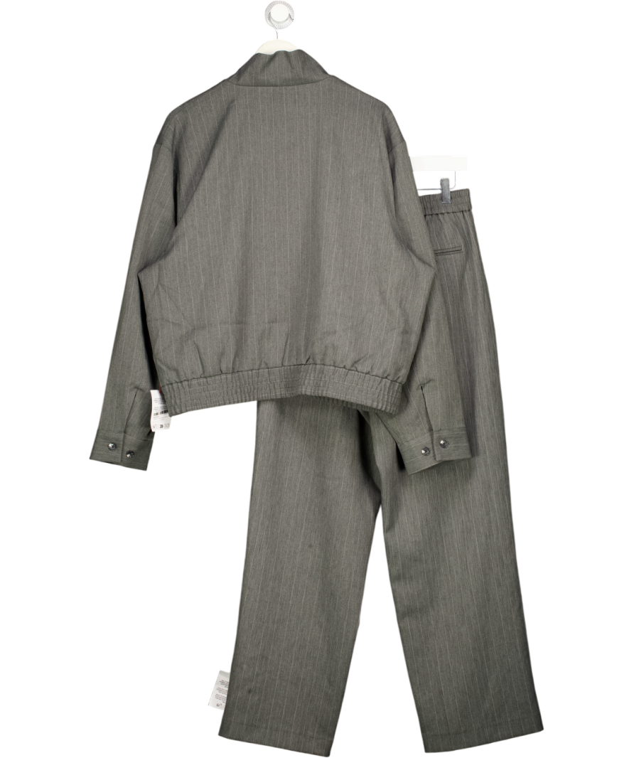 ASOS Grey Daisy Street Baggy Balloon Fit Trousers With Zip Up Jacket UK L