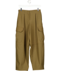 Topshop Green Tailored Cargo Trouser UK 6