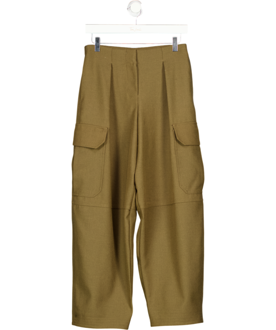 Topshop Green Tailored Cargo Trouser UK 6