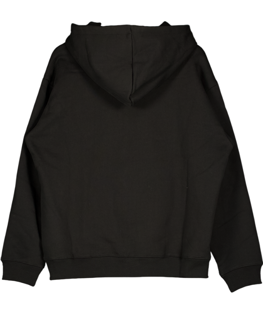 Icon Amsterdam Black The Milan Oversized Hoodie UK M