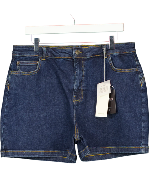 Ambela Blue Stretch Shorts UK 18