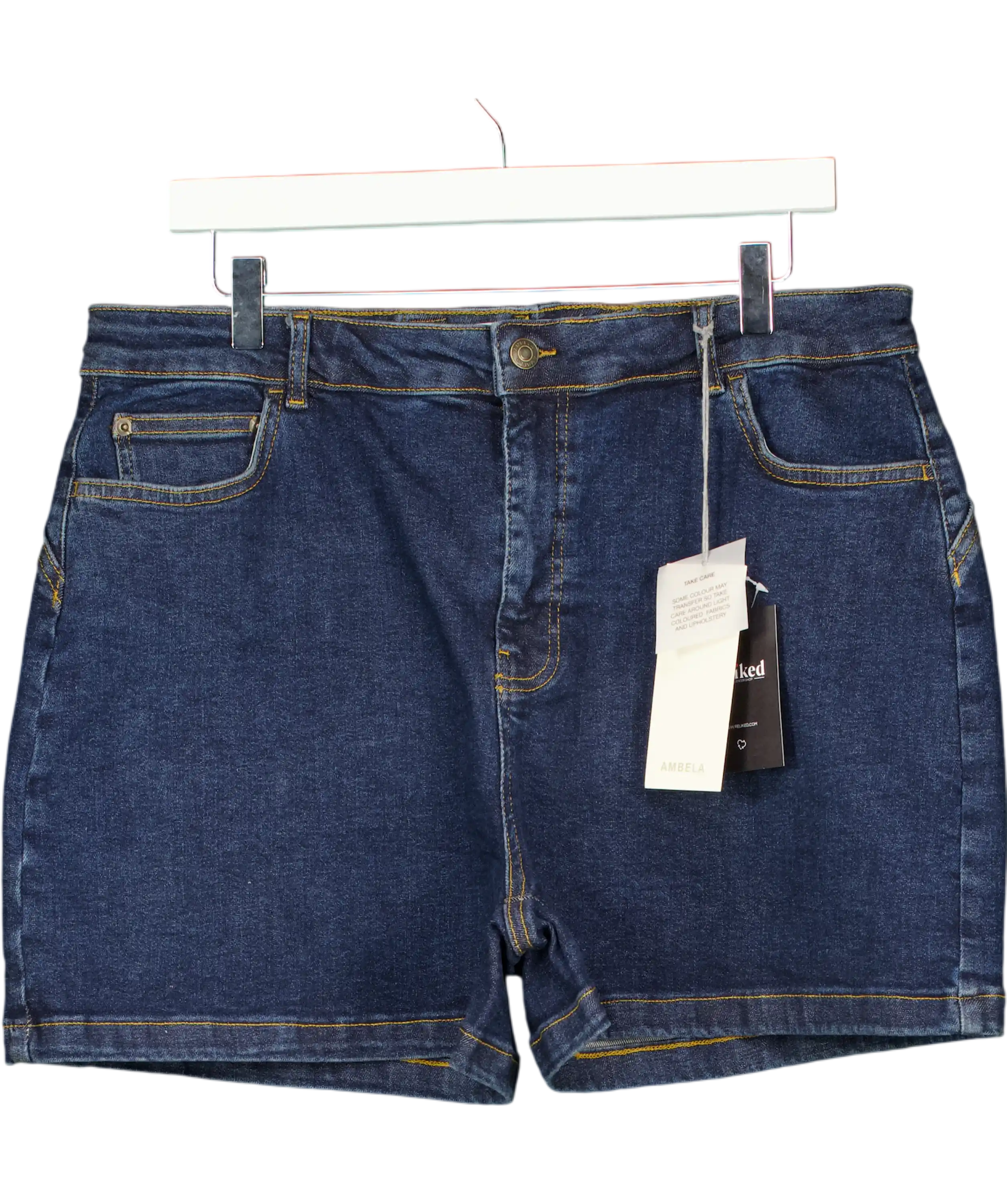 Ambela Blue Stretch Shorts UK 18