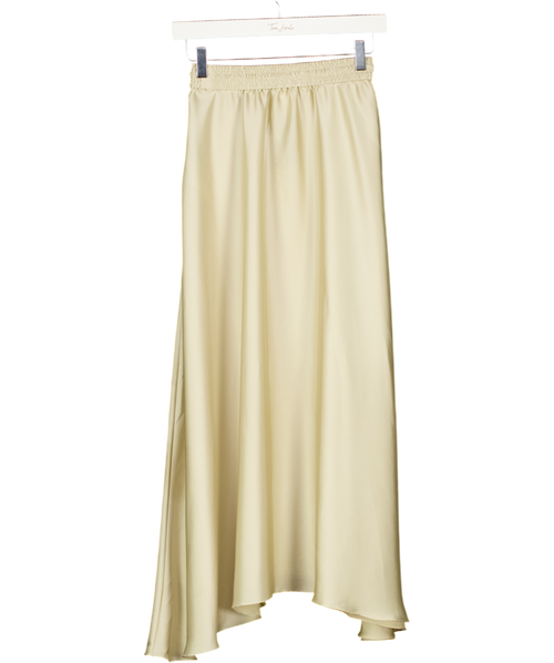 ARKET Cream Satin Maxi Skirt UK 6
