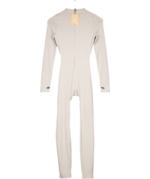 Mars the Label Grey Contour Zip Up Jumpsuit UK 8