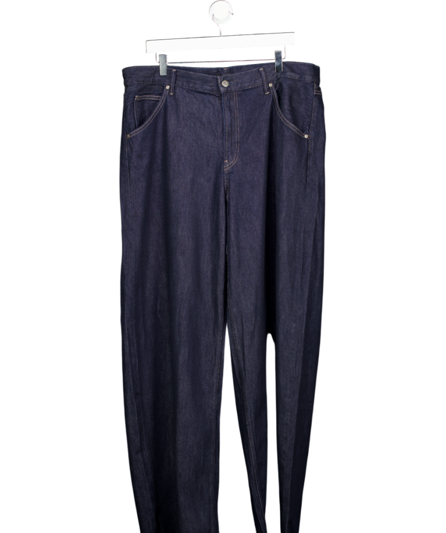 Uniqlo Blue Wide Straight Jeans W34