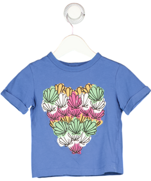 STELLA MCCARTNEY Blue Shell Print T-shirt 2 Years